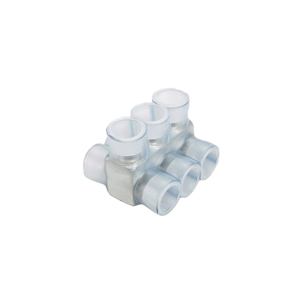 Panduit Multi-Tap Connector, Double-Sided, Clear Insulation, 8, PCSB4-8-4Y PCSB4-8-4Y - main